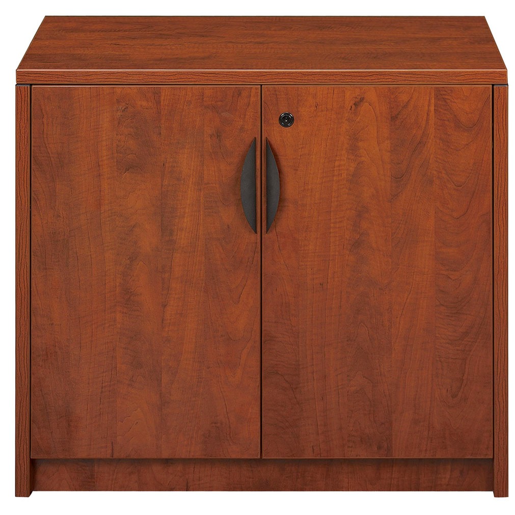 Burgundy 2 door cabinet - Image 2