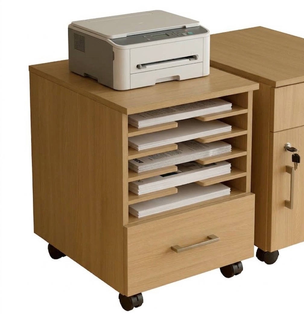 Oak drawer pedestal - Image 2